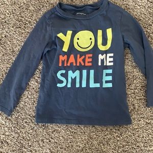 Boys First Impression “You Make Me Smile” suzy 4T long sleeved T